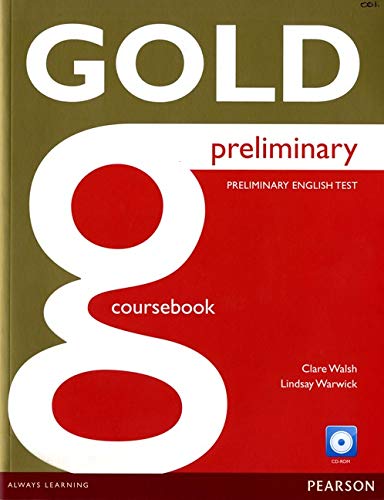 9781292124803: Gold Preliminary Coursebook for CD-ROM Pack