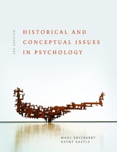 Stock image for Historical an Conceptual Issues in Psychology 3e for sale by Romtrade Corp.