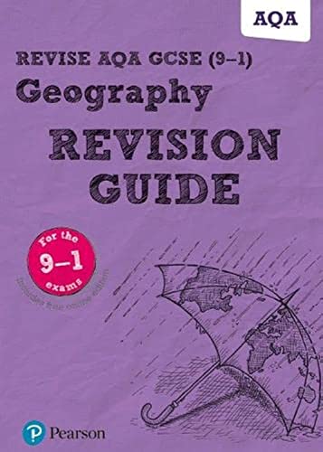 9781292131320: Pearson REVISE AQA GCSE (9-1) Geography Revision Guide: For 2024 and 2025 assessments and exams - incl. free online edition (Revise AQA GCSE Geography ... learning, 2022 and 2023 assessments and exams