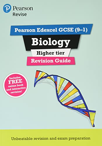 Stock image for Pearson REVISE Edexcel GCSE (9-1) Biology Higher Revision Guide: For 2024 and 2025 assessments and exams - incl. free online edition (Revise Edexcel . learning, 2022 and 2023 assessments and exams for sale by WorldofBooks