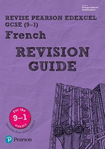 Stock image for Pearson REVISE Edexcel GCSE (9-1) French Revision Guide: (with free online Revision Guide) for home learning, 2021 assessments and 2022 exams (Revise Edexcel GCSE Modern Languages 16) for sale by WorldofBooks