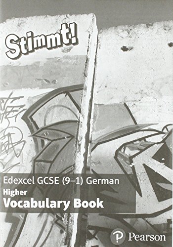 9781292132419: Stimmt! Edexcel GCSE German Higher Vocabulary Book