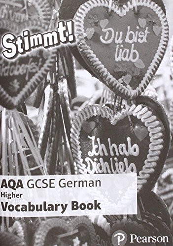 Stock image for Stimmt! AQA GCSE German Higher Vocab Book (Pack of 8) for sale by Blackwell's