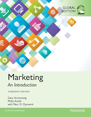 Imagen de archivo de Marketing : An Introduction, Global Edition a la venta por Better World Books
