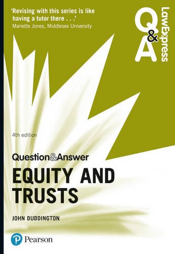 Beispielbild fr Law Express Question and Answer: Equity and Trusts (Law Express Questions & Answers) zum Verkauf von WorldofBooks