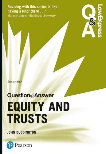 Imagen de archivo de Law Express Question and Answer: Equity and Trusts (Law Express Questions & Answers) a la venta por dsmbooks