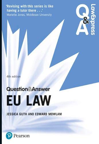 Imagen de archivo de Law Express Question and Answer: EU Law (Law Express Questions & Answers) a la venta por dsmbooks