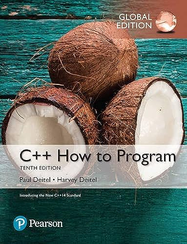 9781292153346: C++ How to Program (Early Objects Version), Global Edition