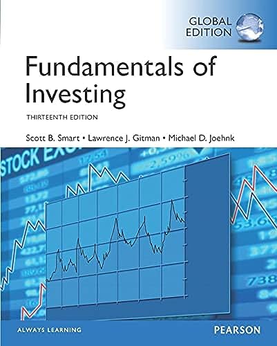 Imagen de archivo de Fundamentals of Investing, Global Edition a la venta por Monster Bookshop