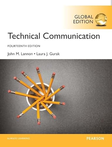 Imagen de archivo de Technical Communication, Global Edition a la venta por Keeps Books