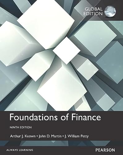 Imagen de archivo de Foundations of Finance, Global Edition a la venta por AwesomeBooks