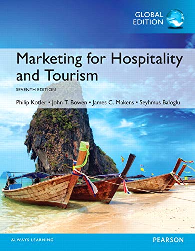Beispielbild fr Marketing for Hospitality and Tourism, Global Edition zum Verkauf von Better World Books Ltd