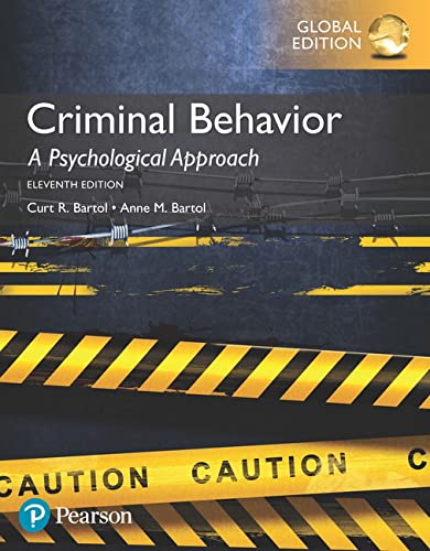 9781292157719: Criminal Behavior: A Psychological Approach, Global Edition