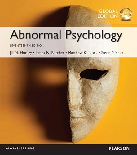 Beispielbild fr Abnormal Psychology zum Verkauf von medimops