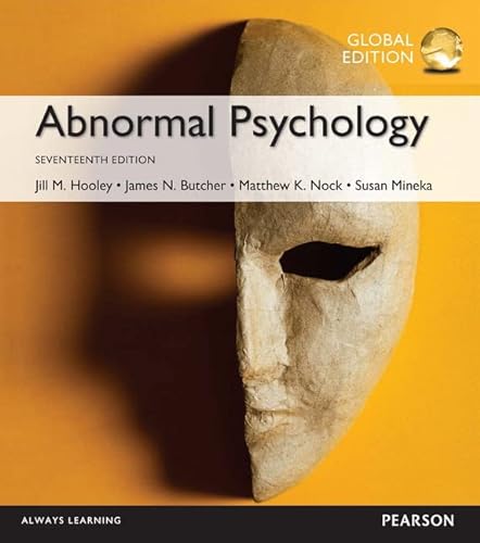 Imagen de archivo de Abnormal Psychology Global Edi a la venta por SecondSale