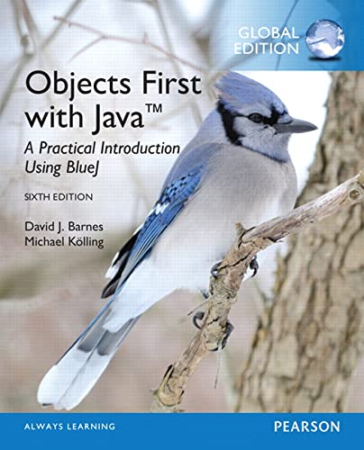 9781292159041: Objects First with Java: A Practical Introduction Using BlueJ, Global Edition