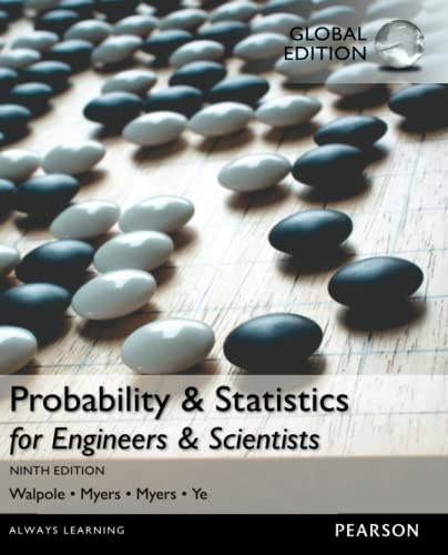 Stock image for Probability and Statistics for Engineers and Scientists 9/ed GE for sale by Romtrade Corp.