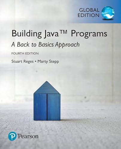 Imagen de archivo de Building Java Programs: A Back to Basics Approach, Global Edition a la venta por PBShop.store UK