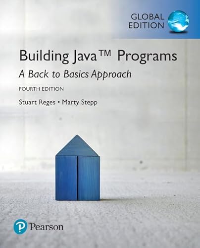 9781292161686: Building Java Programs: A Back to Basics Approach, Global Edition