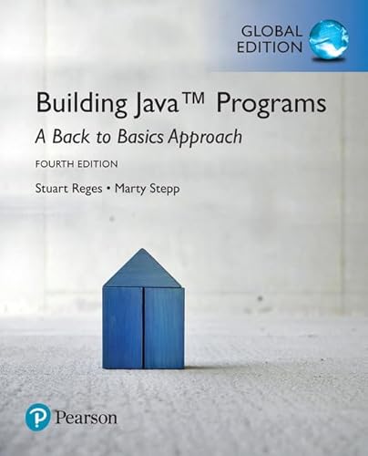 Stock image for Building Java Programs: A Back to Basics Approach, Global Edition for sale by Books Unplugged