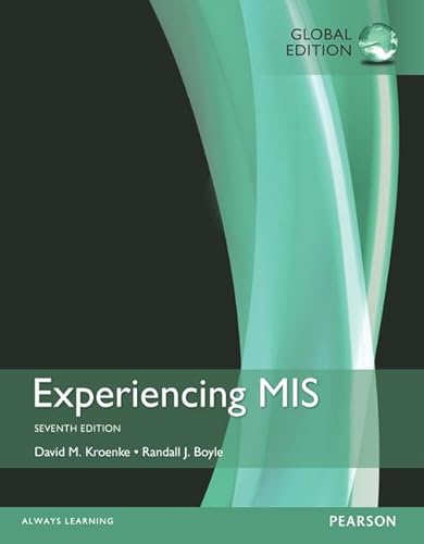 Imagen de archivo de Experiencing Mis, Global Edition a la venta por SecondSale