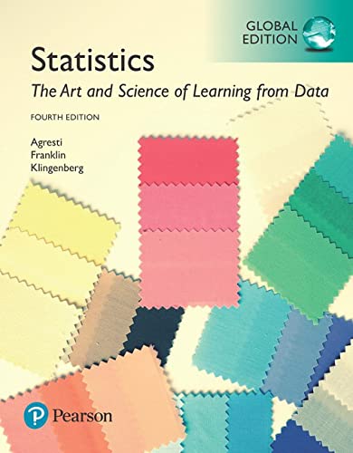 Stock image for Statistics: The Art and Science of Learning from Data, Global Edition for sale by Better World Books Ltd