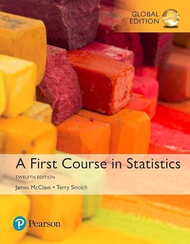9781292165516: First Course in Statistics, A, Global Edition + MyLab Statistics with Pearson eText