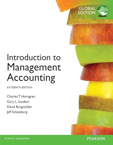9781292166131: Introduction to Management Accounting plus MyAccountingLab with Pearson eText, Global Edition