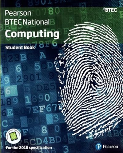 Beispielbild fr BTEC National Computing Student Book (BTEC Nationals Computing 2016) zum Verkauf von Reuseabook