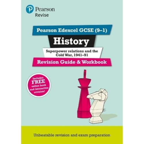 Stock image for Pearson REVISE Edexcel GCSE (9-1) History Superpower relations and the Cold War Revision Guide: For 2024 and 2025 assessments and exams - incl. free . learning, 2022 and 2023 assessments and exams for sale by WorldofBooks