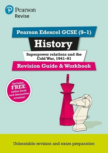 Stock image for Pearson REVISE Edexcel GCSE (9-1) History Superpower Relations and the Cold War Revision Guide: For 2024 and 2025 Assessments and Exams - Incl. Free Online Edition (Revise Edexcel GCSE History 16) for sale by Blackwell's