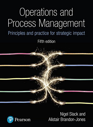 Imagen de archivo de Operations and Process Management: Principles and Practice for Strategic Impact a la venta por WorldofBooks