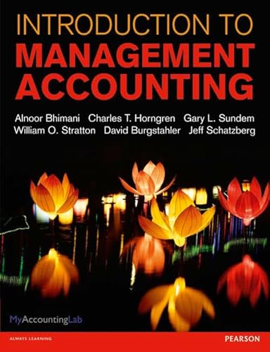 Imagen de archivo de Introduction to Management Accounting with MyAccountingLab and eText a la venta por dsmbooks