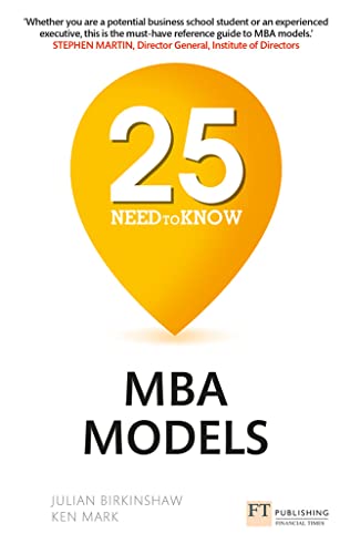 Beispielbild fr 25 Need-to-Know MBA Models zum Verkauf von WorldofBooks