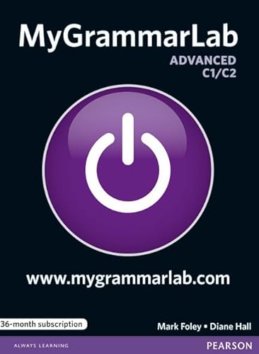 9781292181653: MyGrammarLab Advanced without Key 36 months for Pack