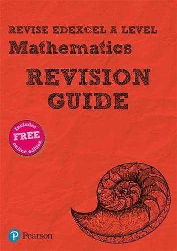 Stock image for Pearson REVISE Edexcel A level Maths Revision Guide inc online edition - 2023 and 2024 exams: for home learning, 2022 and 2023 assessments and exams (REVISE Edexcel GCE Maths 2017) for sale by WorldofBooks