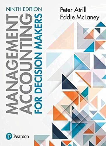 Beispielbild fr Management Accounting for Decision Makers 9th edition zum Verkauf von WorldofBooks