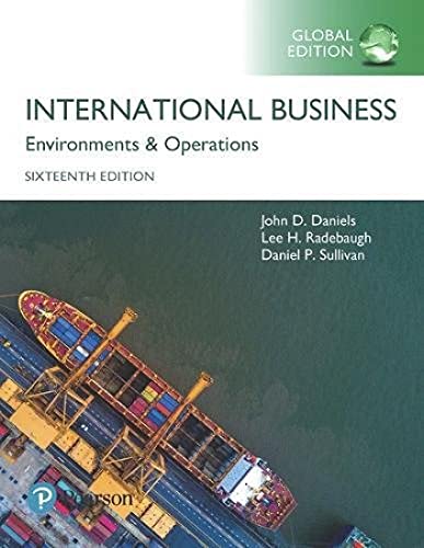 Stock image for International Business, Global Edition for sale by Better World Books Ltd