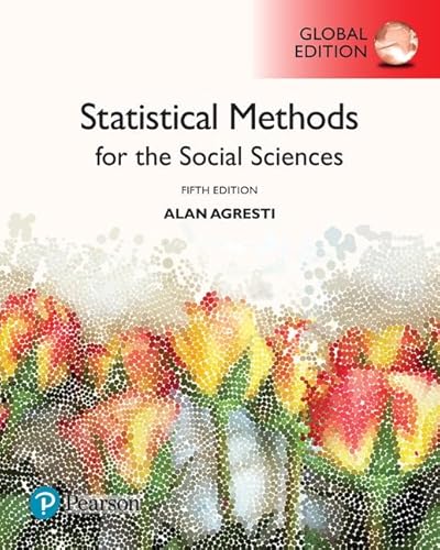 Beispielbild fr Statistical Methods for the Social Sciences, Global Edition zum Verkauf von WorldofBooks