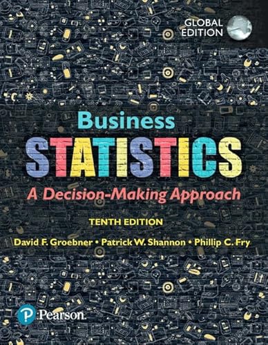Beispielbild fr Business Statistics: A Decision-Making Approach (10th/Global Edn) zum Verkauf von Anybook.com