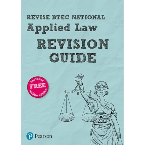 Imagen de archivo de Pearson REVISE BTEC National Applied Law Revision Guide inc online edition - 2023 and 2024 exams and assessments: for home learning, 2022 and 2023 . exams (REVISE BTEC Nationals in Applied Law) a la venta por WorldofBooks
