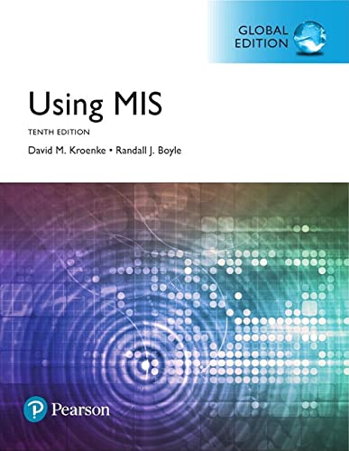 Imagen de archivo de Using MIS, Global Edition a la venta por Revaluation Books