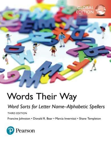 9781292222974: Words Their Way: Word Sorts for Letter Name-Alphabetic Spellers, Global Edition