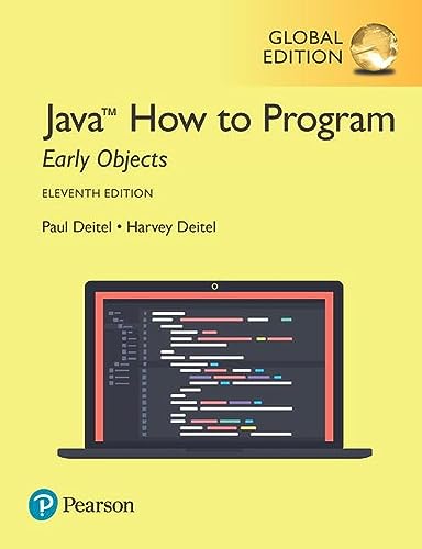 Beispielbild fr Java How to Program, Early Objects, Global Edition zum Verkauf von Monster Bookshop