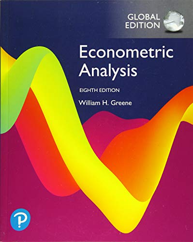 Stock image for Econometric Analysis, Global Edition for sale by Better World Books Ltd