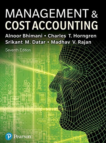 Imagen de archivo de Management and Cost Accounting a la venta por Brit Books