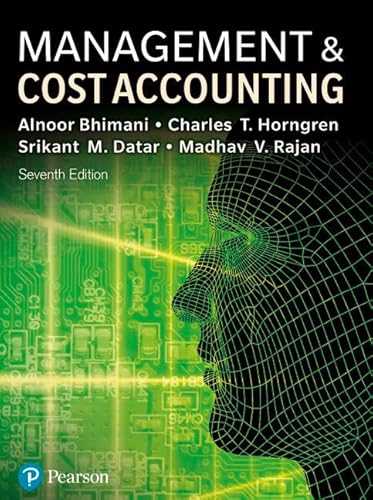 Beispielbild fr MANAGEMENT AND COST ACCOUNTING zum Verkauf von Basi6 International