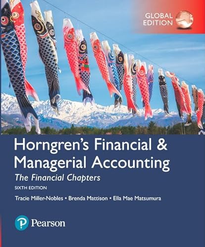 Stock image for Horngren's Financial & Managerial Accounting, The Financial Chapters, Global Edition for sale by Books Unplugged