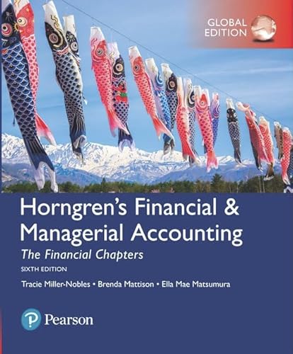 9781292234519: Horngren's Financial & Managerial Accounting, The Financial Chapters plus MyAccountingLab with Pearson eText, Global Edition