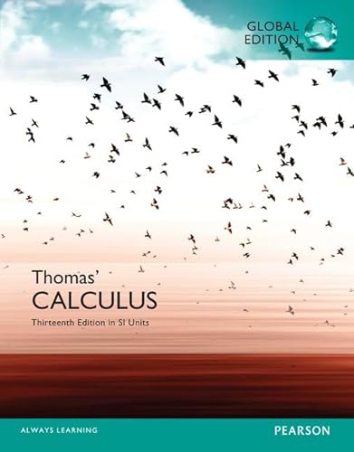 9781292243603: Thomas' Calculus plus Pearson MyLab Mathematics with Pearson eText, SI Edition